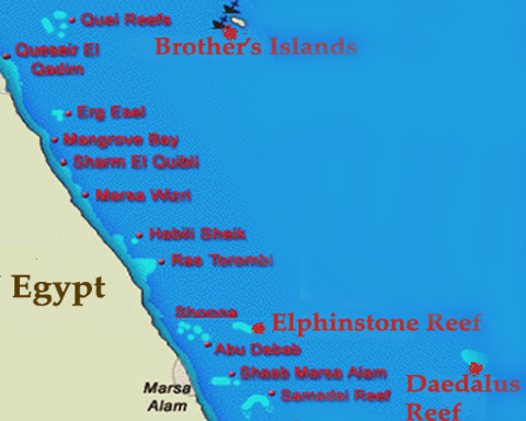 BDE(Brother's-Daedalus-Elphinstone)<br>6 Days / 7 Nights<br>From Marsa Alam