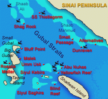 Northern Wrecks Route<br>6 Days / 7 Nights<br>From Sharm el Sheikh Northern Wrecks Route<br>6 Days / 7 Nights<br>From Sharm el Sheikh